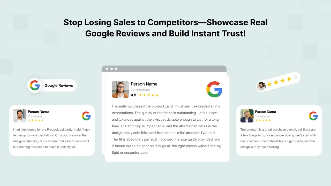 Google Reviews: Google Place Review