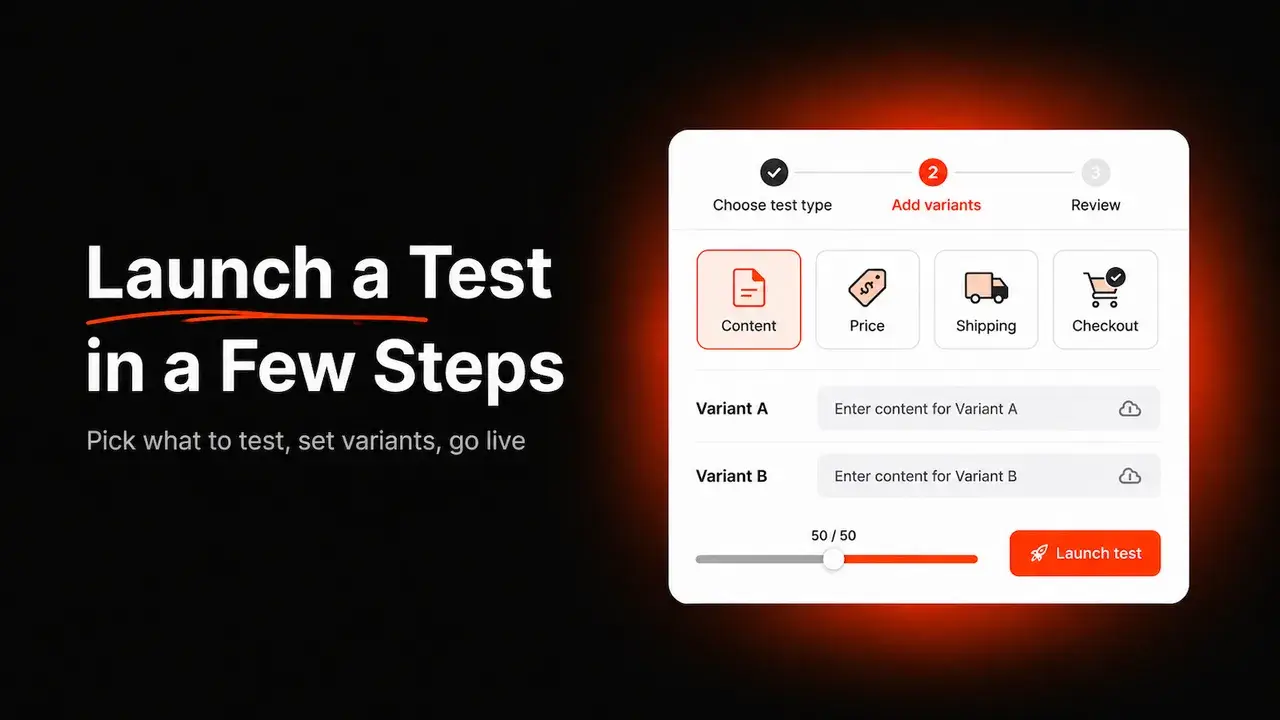 Liftoff A/B Test: launch a test in a few steps