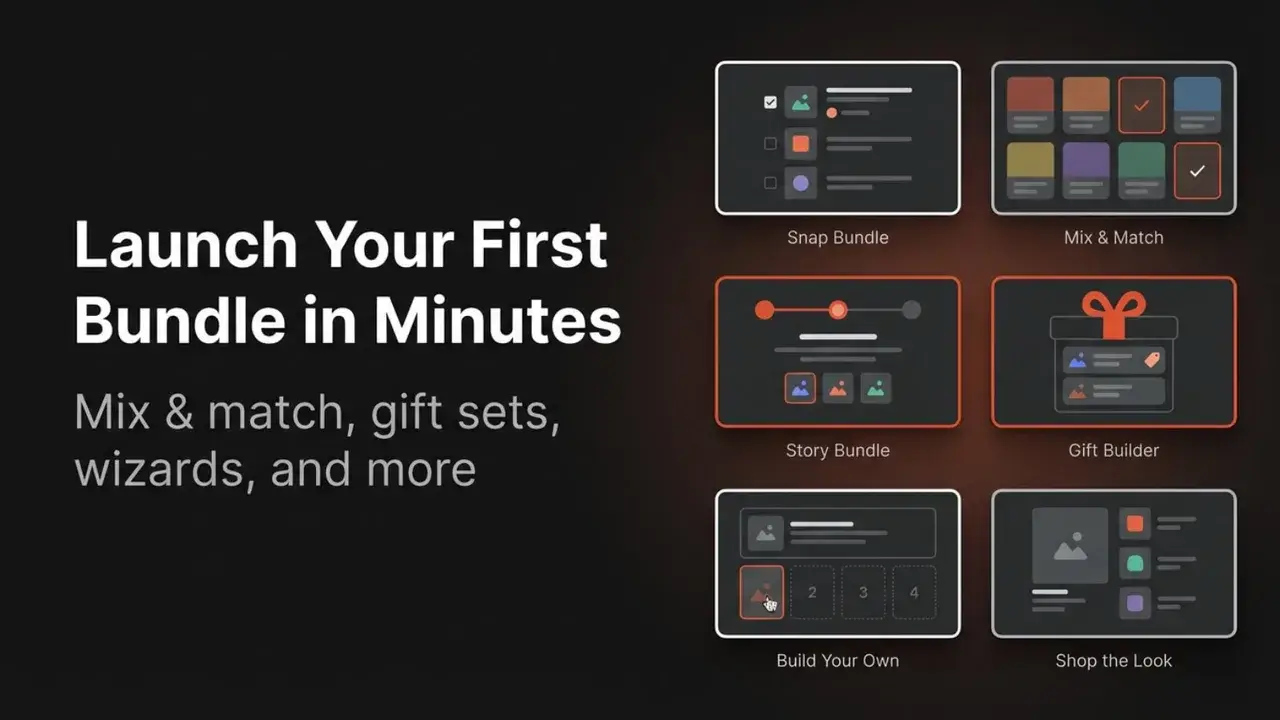 Bundle Builder: Launch Your First Bundle in Minutes