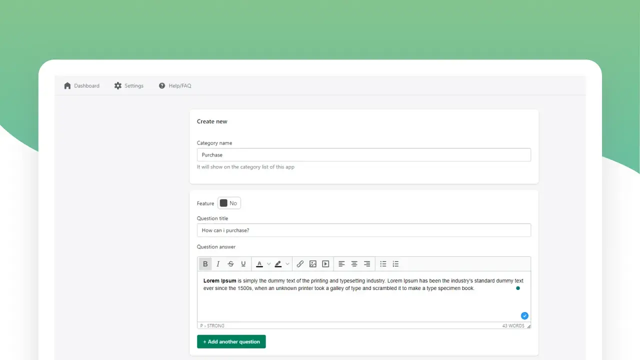 HelpMate: New Feature Page