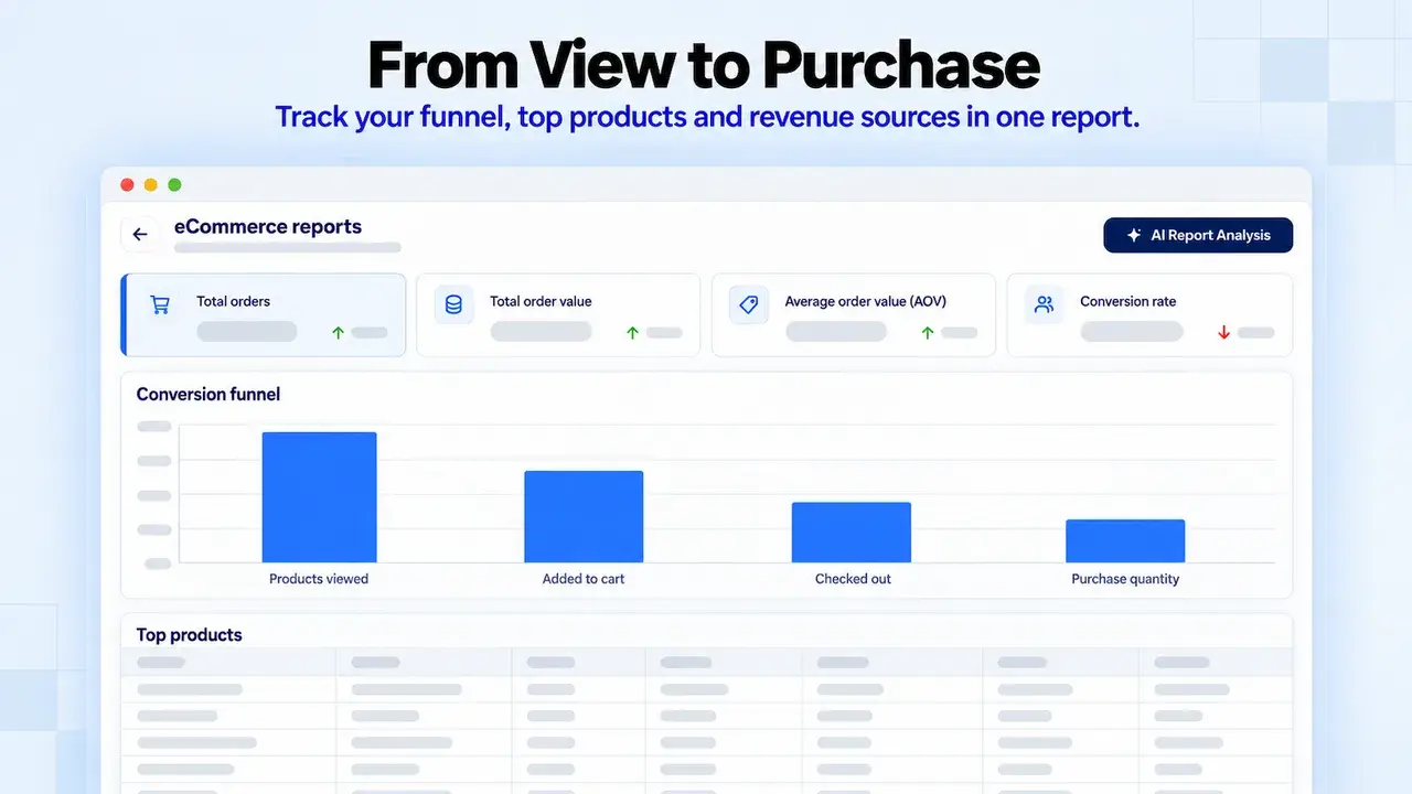 Analyzely: Comprehensive eCommerce Report