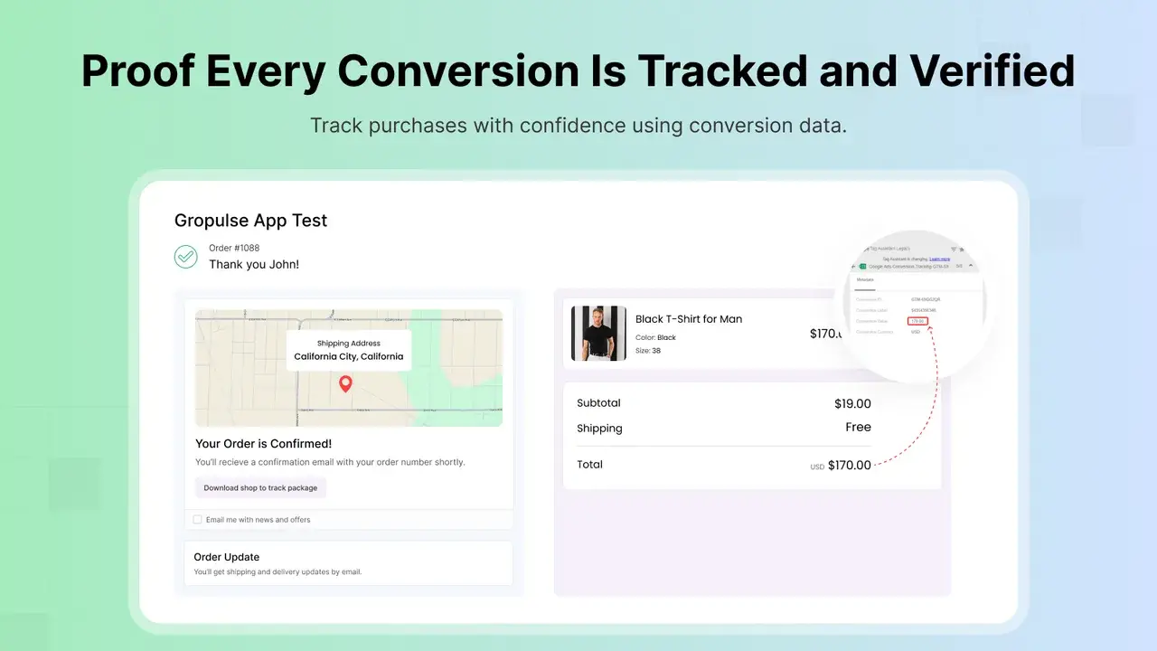 AdTrack: Track purchases with confidence using conversion data.