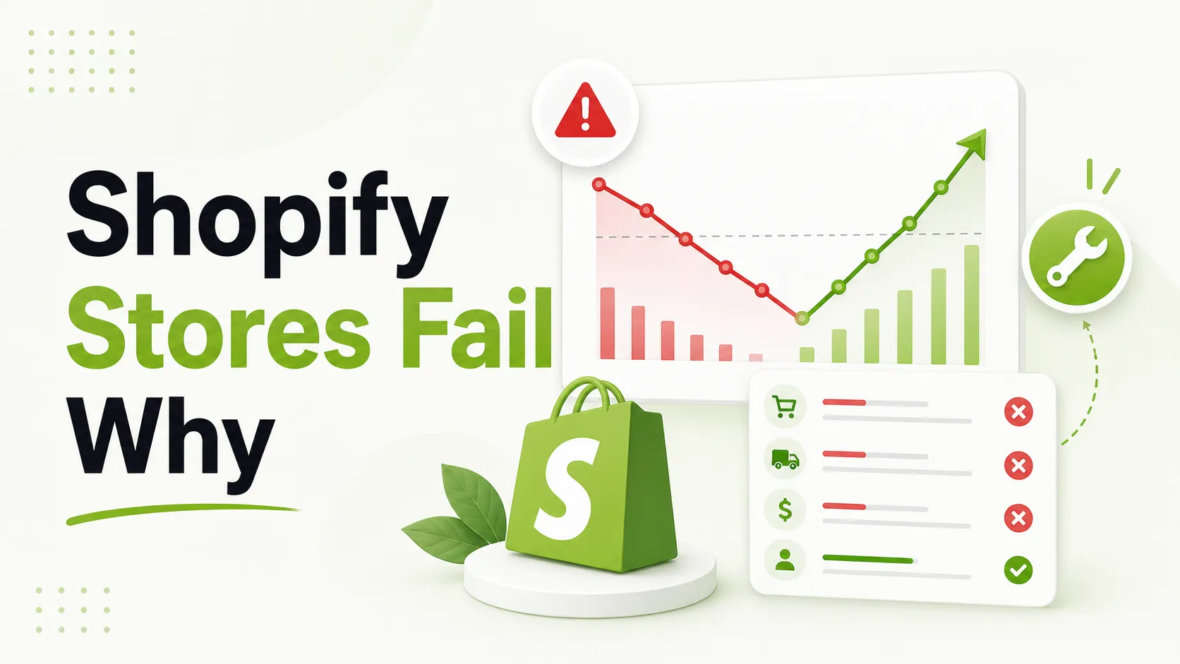 Shopify dropshipping failure rate and real reasons stores fail