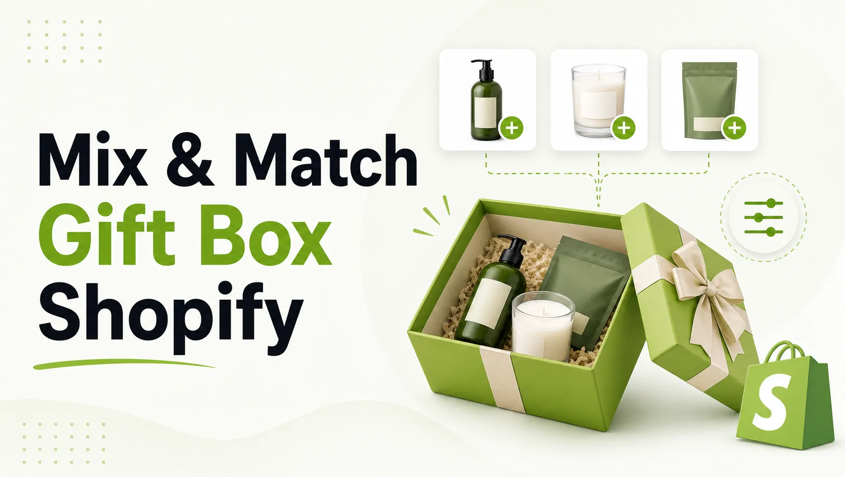 Custom mix and match gift box on Shopify