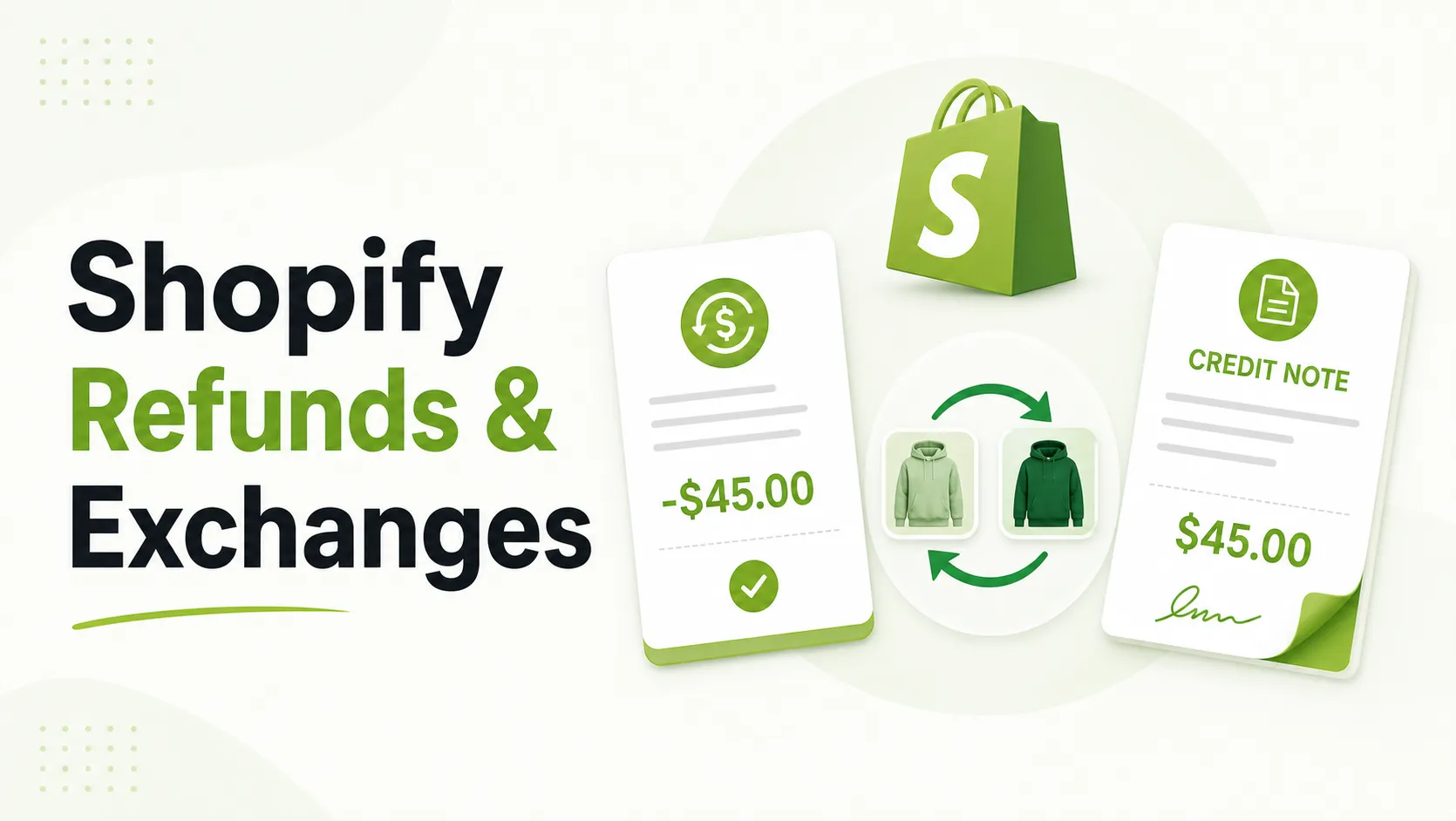 Shopify partial refunds, credit notes, and exchanges guide